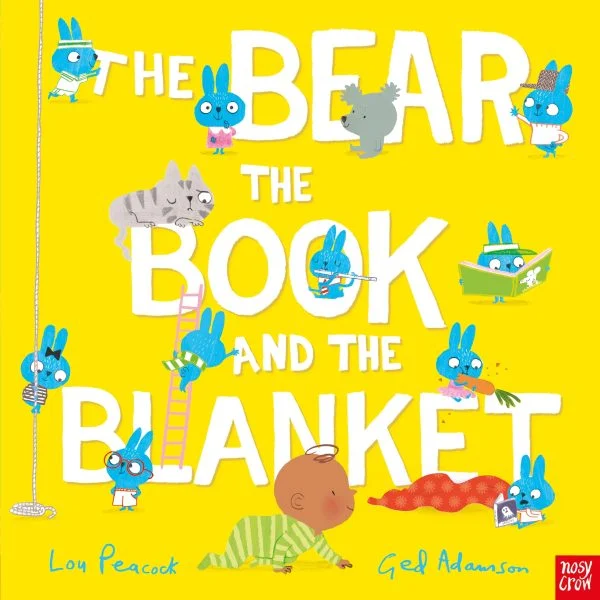 BEAR THE BOOK AND THE BLANKET