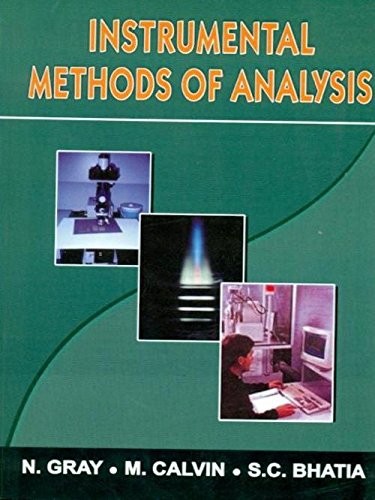 Instrumental Methods Of Analysis (Pb 2023)