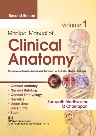 Manipal Manual Of Clinical Anatomy 2Ed Vol 1 (Pb 2023)