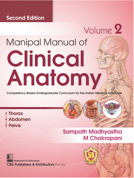 Manipal Manual Of Clinical Anatomy 2Ed Vol 2 (Pb 2023)