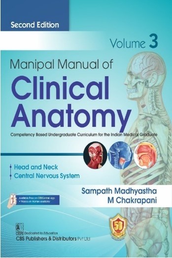 Manipal Manual Of Clinical Anatomy 2Ed Vol 3 (Pb 2024)