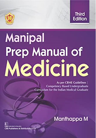 Manipal Prep Manual Of Medicine 3Ed (Pb 2023)