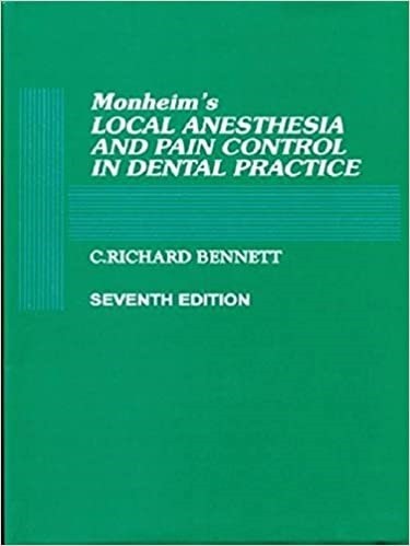 Monheims Local Anesthesia And Pain Control In Dental Practice 7Ed (Hb 1990) 