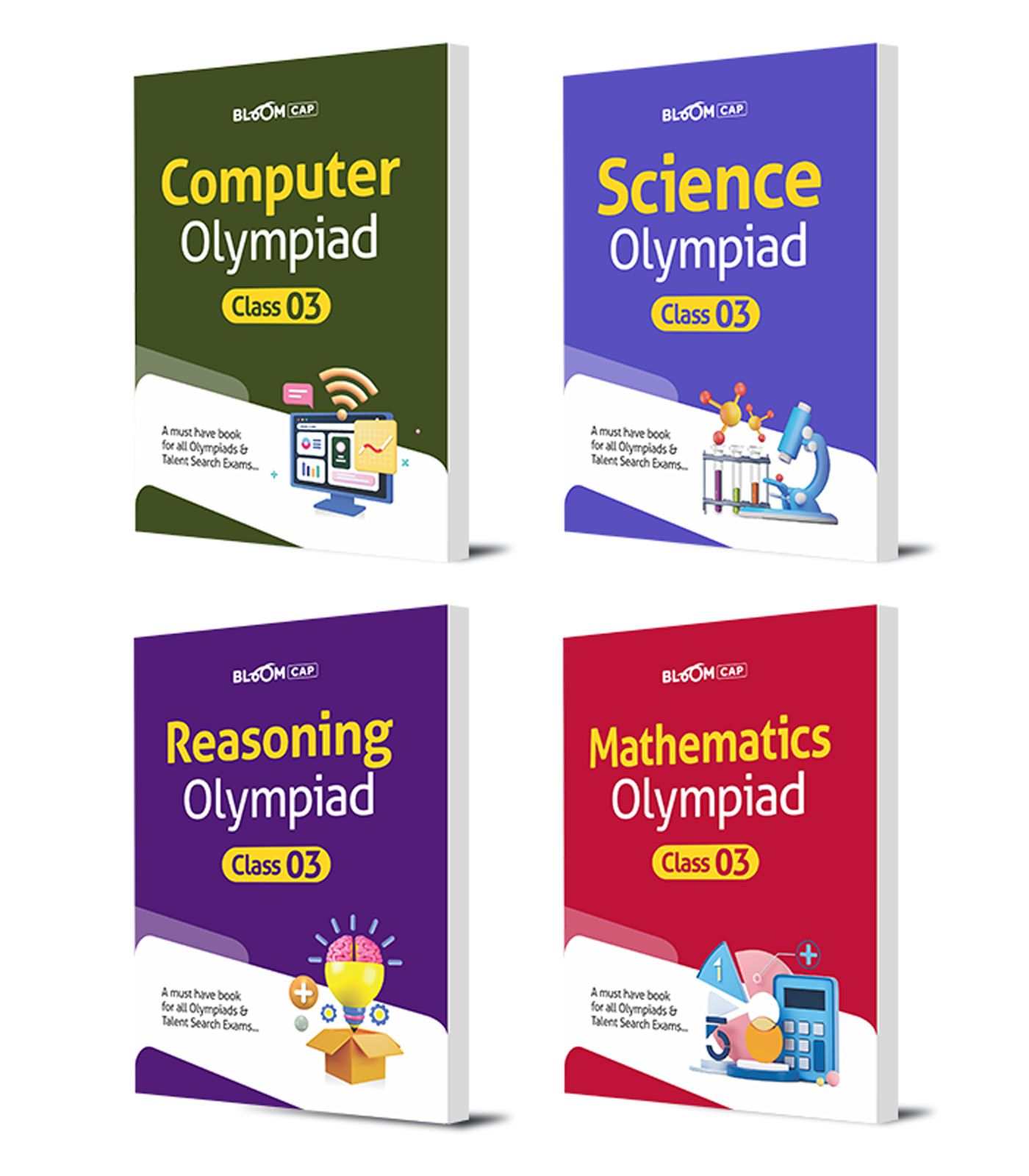 BLOOM CAP Olympiad Computer, Science, Mathematics, Reasoning Class 3