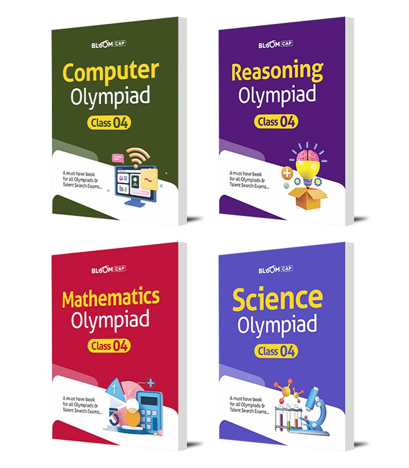 BLOOM CAP Olympiad Computer, Mathematics, Reasoning, Science Class 4