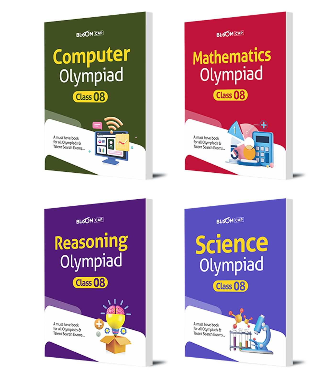 BLOOM CAP Olympiad Computer, Mathematics, Reasoning, Science Class 8