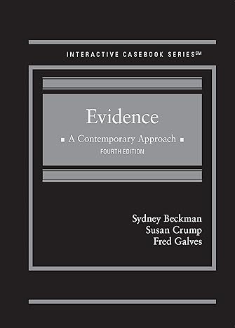 Beckman, Crump, and Galves's Evidence: A Contemporary Approach