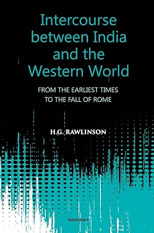 Intercourse Between India and the Western World