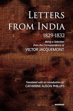 Letters from India 1829-1832