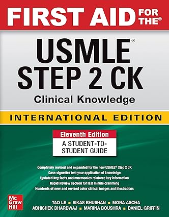 FIRST AID FOR THE USMLE STEP 2 CK