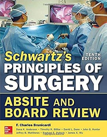 SCHWARTZ'S PRINCIPLES OF SURGERY ABSITE