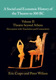 A Social and Economic History of the theatre to 300bc