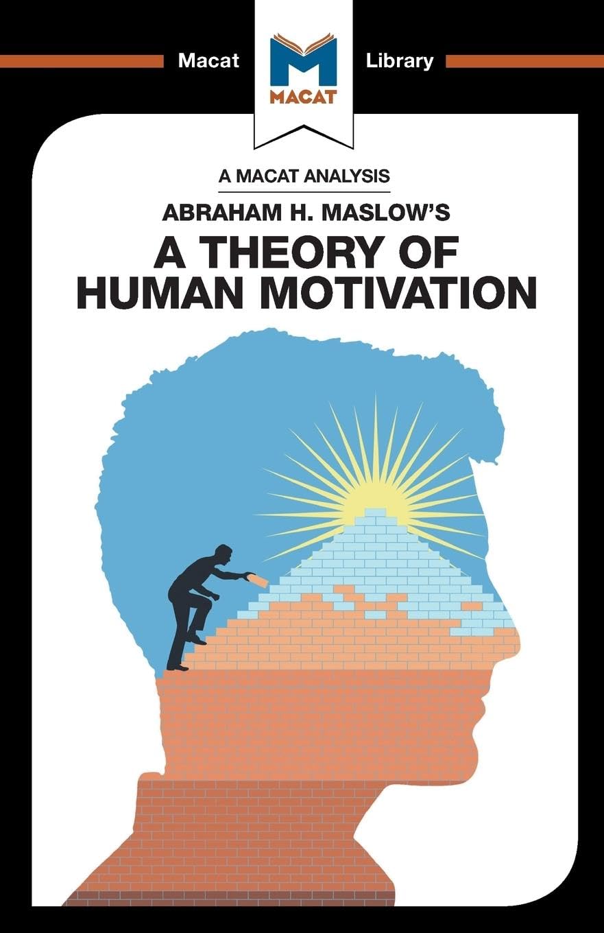An Analysis of Abraham Maslow's: A Theory of Human Motivation