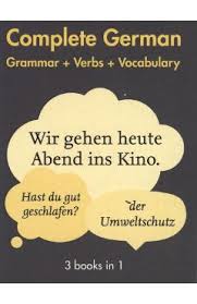 Easy Learning German Complete Grammar, Verbs And Vocabulary