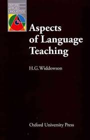 ASPECTS OF LANG TEACHING