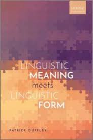 LINGUISTIC MEANING MEETS LINGUIST FORM P
