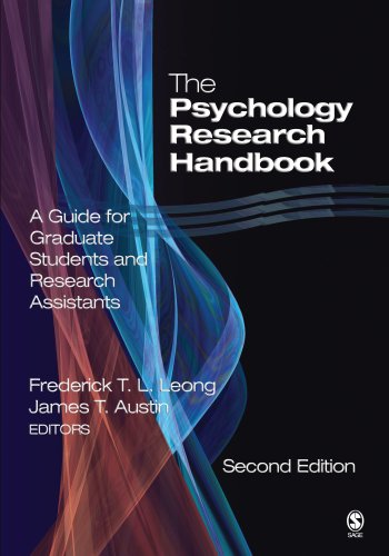 The Psychology Research Handbook  A Guide for Graduate Students and Research Assistants