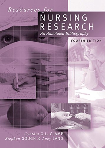Resources for Nursing Research  An Annotated Bibliography