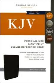 Kjv, Reference Bible, Personal Size Giant Print, Leather-Loo
