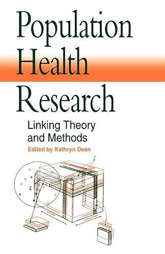 Population Health Research  Linking Theory and Methods