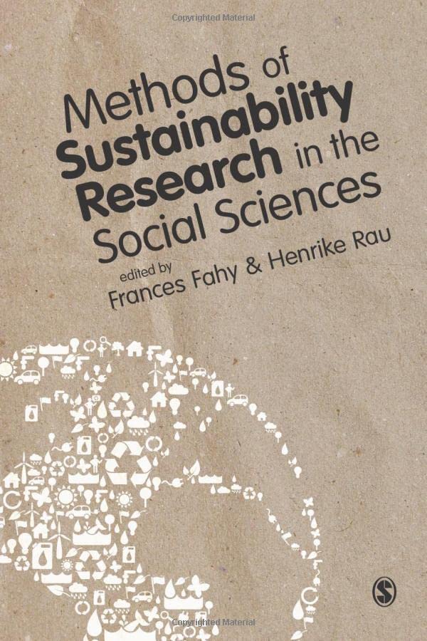 Methods of Sustainability Research in the Social Sciences