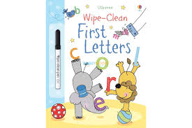 Wipe Clean First Letters