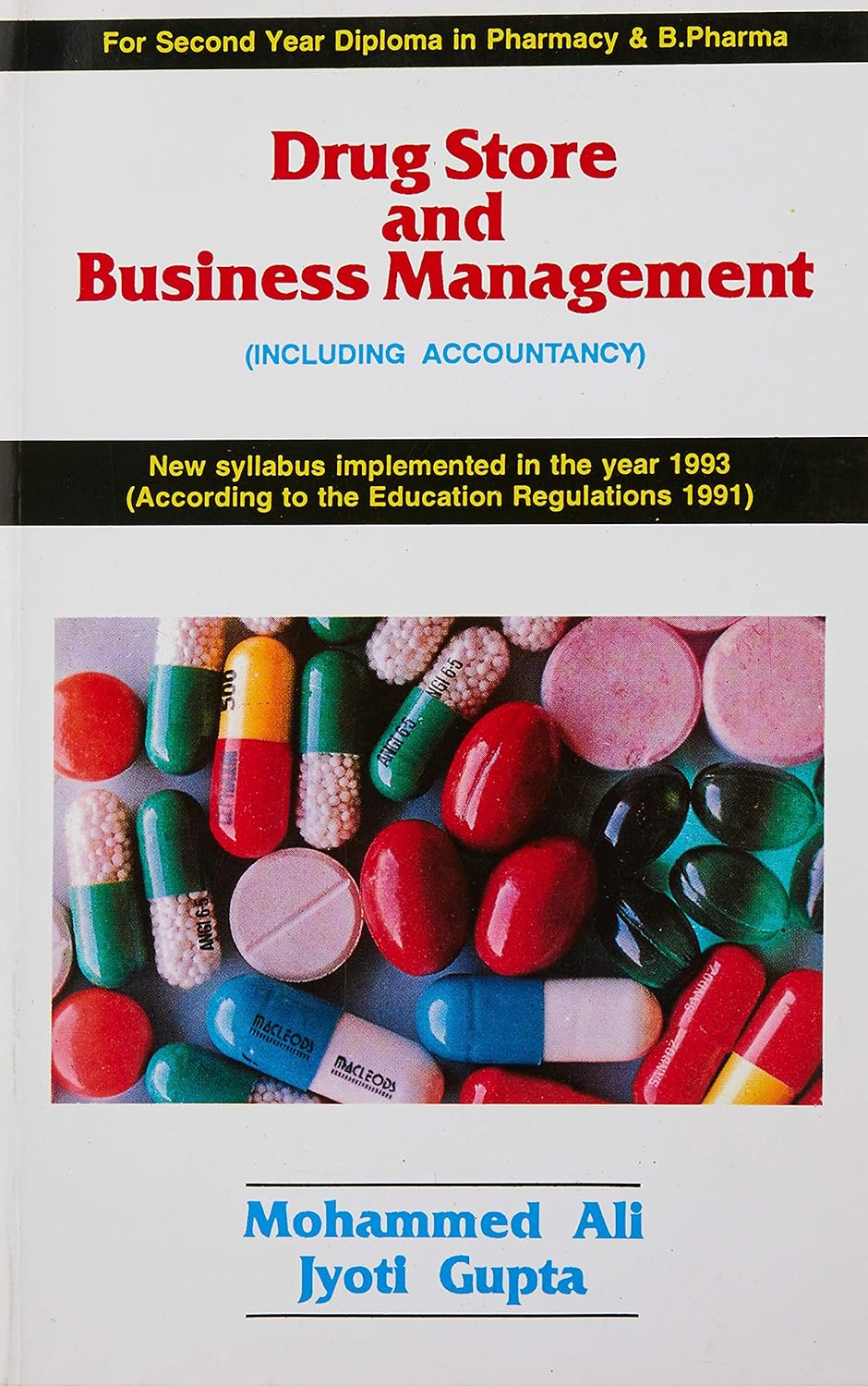 Drug Store And Business Management (Including Accountancy) (Pb 2024) 