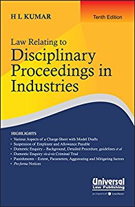 Law Relating to Disciplinary Proceedings in Industries