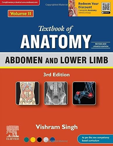 Textbook of Anatomy: Abdomen and Lower Limb, Vol 2, 3rd Updated Edition