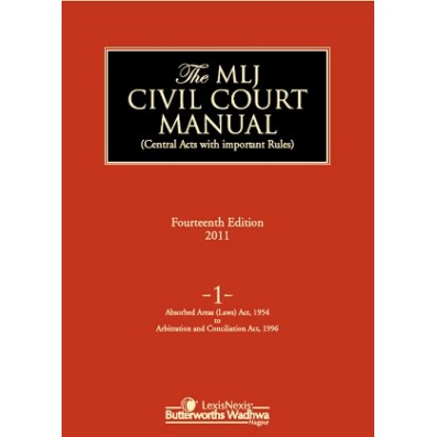 Civil Court Manual (Central Acts with important Rules); Absorbed Areas (Laws) Act-1954 to Arbitration andConciliation Act- 1996-Vol 1