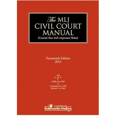 Civil Court Manual (Central Acts with important Rules); Coffee Act, 1942 to Companies Act, 1956 Sections 1 to 424 L ; Vol 7