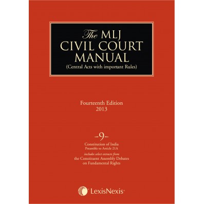 Civil Court Manual (Central Acts with important Rules); Constitution of India-Preamble to Article 21A ; Vol 9