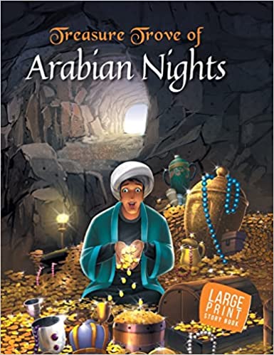 LARGE PRINT TREASURE TROVE OF ARABIAN NIGHTS