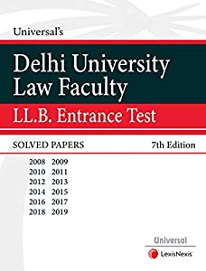 Delhi University Law Faculty LL.B. Entrance Test Solved Papers