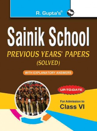 Sainik School: Previous Years' Papers (Solved) For (6th) Class VI