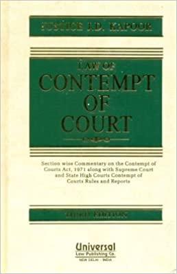 Law of Contempt of Court