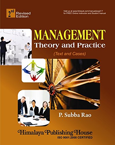 Management — Theory & Practice (Text & Cases)