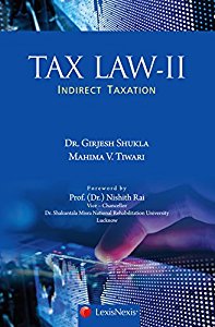 Tax Law II-Indirect Taxation