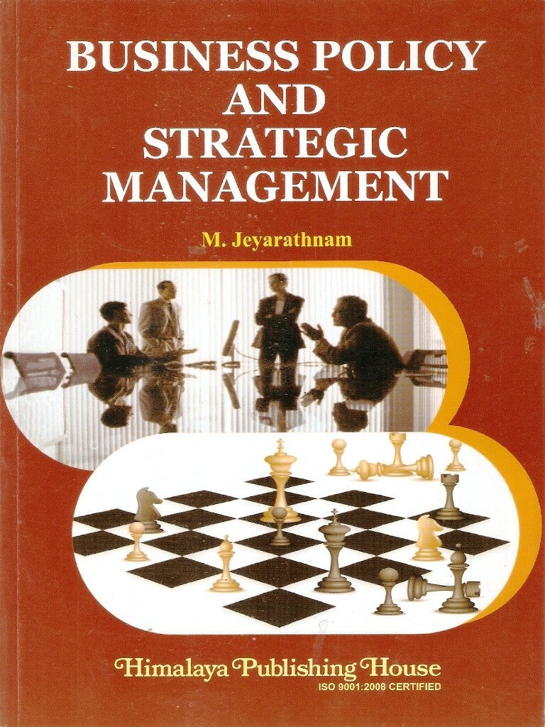 Business Policy and Strategic Management