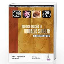 Decision Making In Thoracic Surgery An Algorithmic Approach