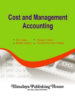Cost and Management Accounting