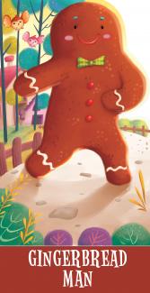 CUT OUT STORY BOOK: THE GINGERBREAD MAN