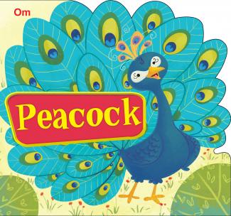 CUT OUT BOARD BOOK: BIRDS PEACOCK