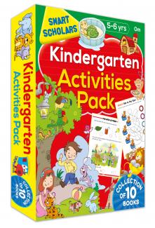 Smart Scholars Kindergarten Fun-filled Activity Books (Set of 10 books)