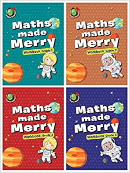 MATHS MADE MERRY WORKBOOK (SET OF 4 BOOKS)