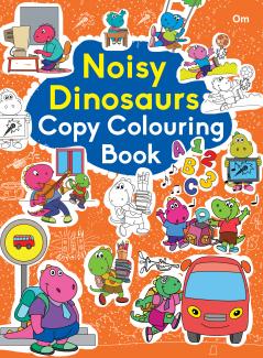 COPY COLOURING BOOK NOISY DINOSAUR