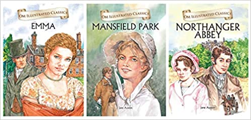 OM ILLUSTRATED CLASSIC: COLLECTION OF JANE AUSTEN (SET OF 3) (EMMA, MANSFIELD PARK, NORTHANGER ABBEY