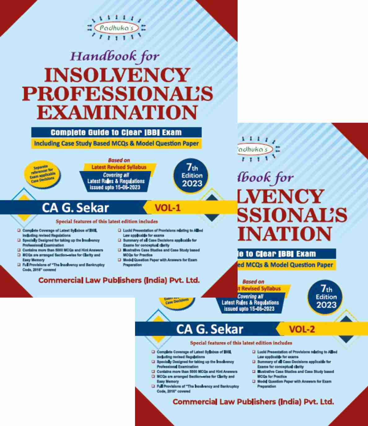 Handbook for Insolvency Professional's Examination (Set of 2 Vols.)