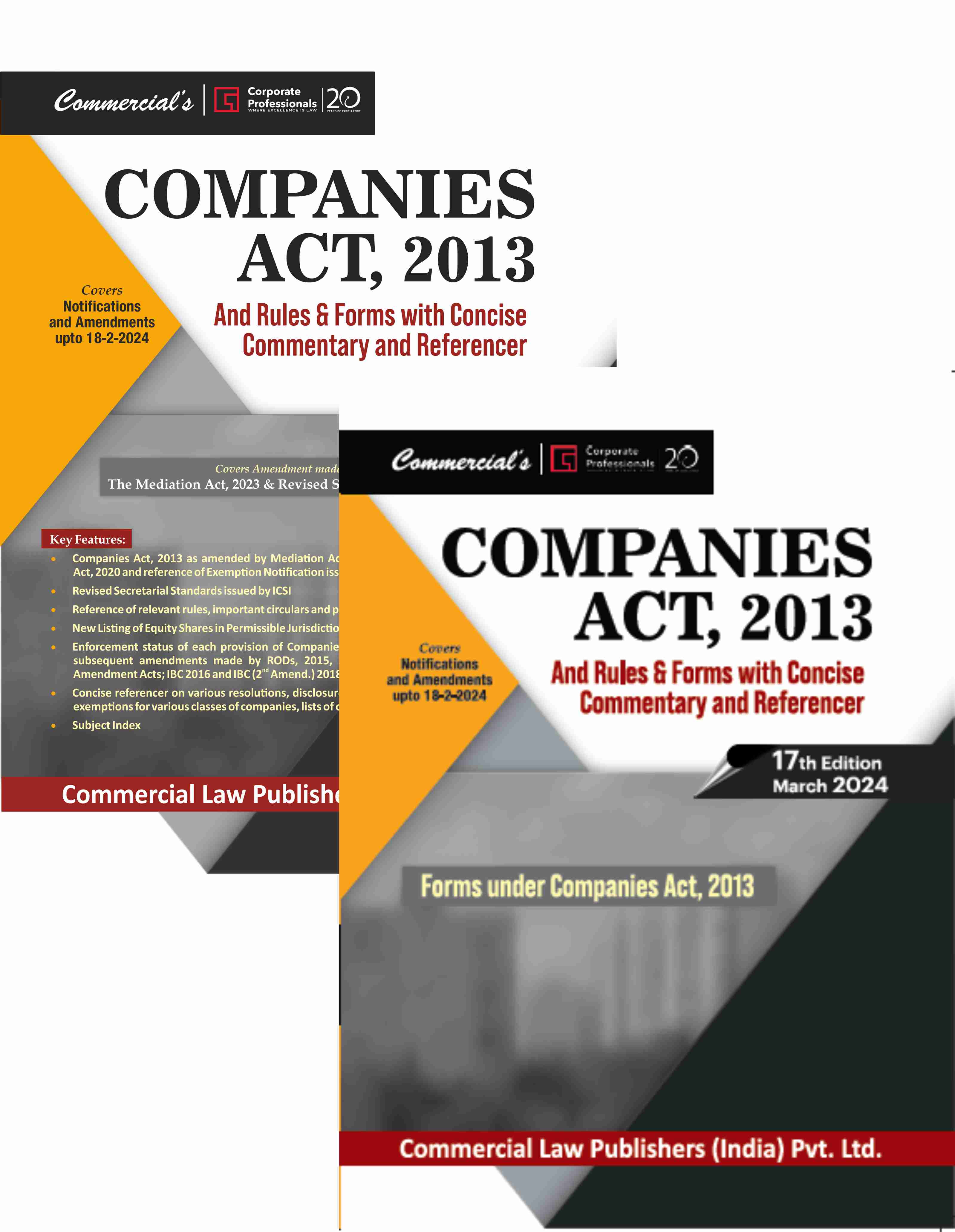 Companies Act, 2013 and Rules & Forms with Concise Commentary and Referencer