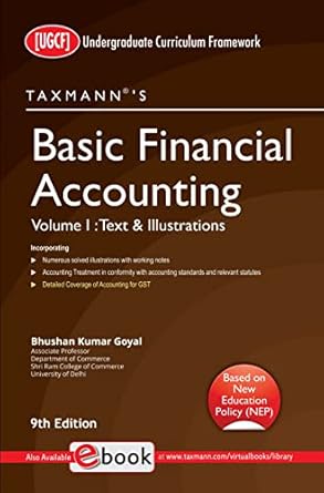 Basic Financial Accounting | B.Com. | UGCF